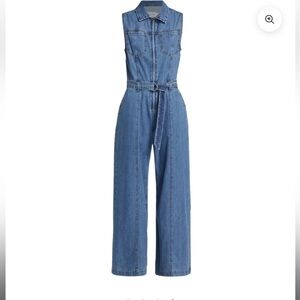 Frame Denim Sleeveless Jumpsuit